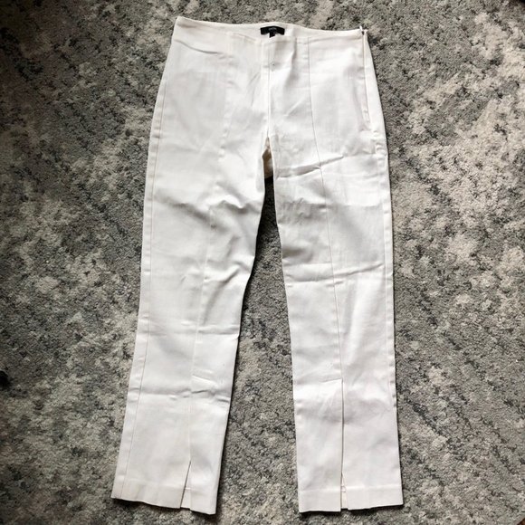 DREW | Cream Slit Front Dress Pants | Size 0 - Picture 4 of 9